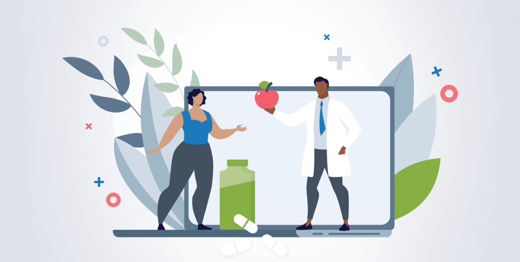 healthie and fullscript integration illustration