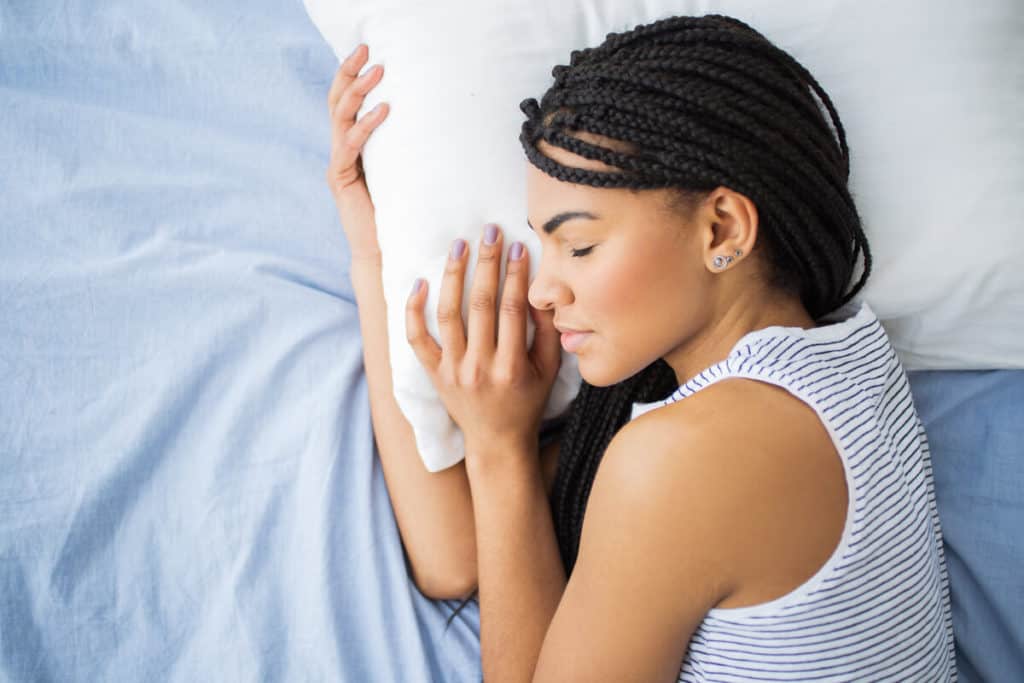 Image of woman sleeping