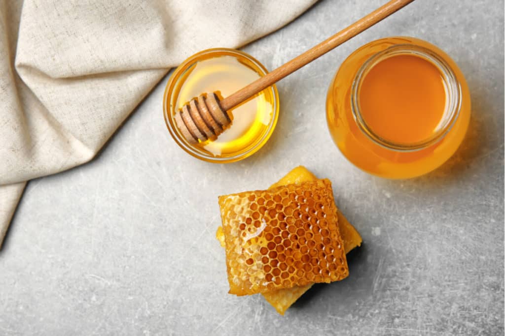 Jars of honey
