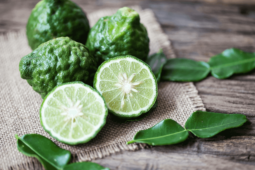 bergamot in fruit form cut up
