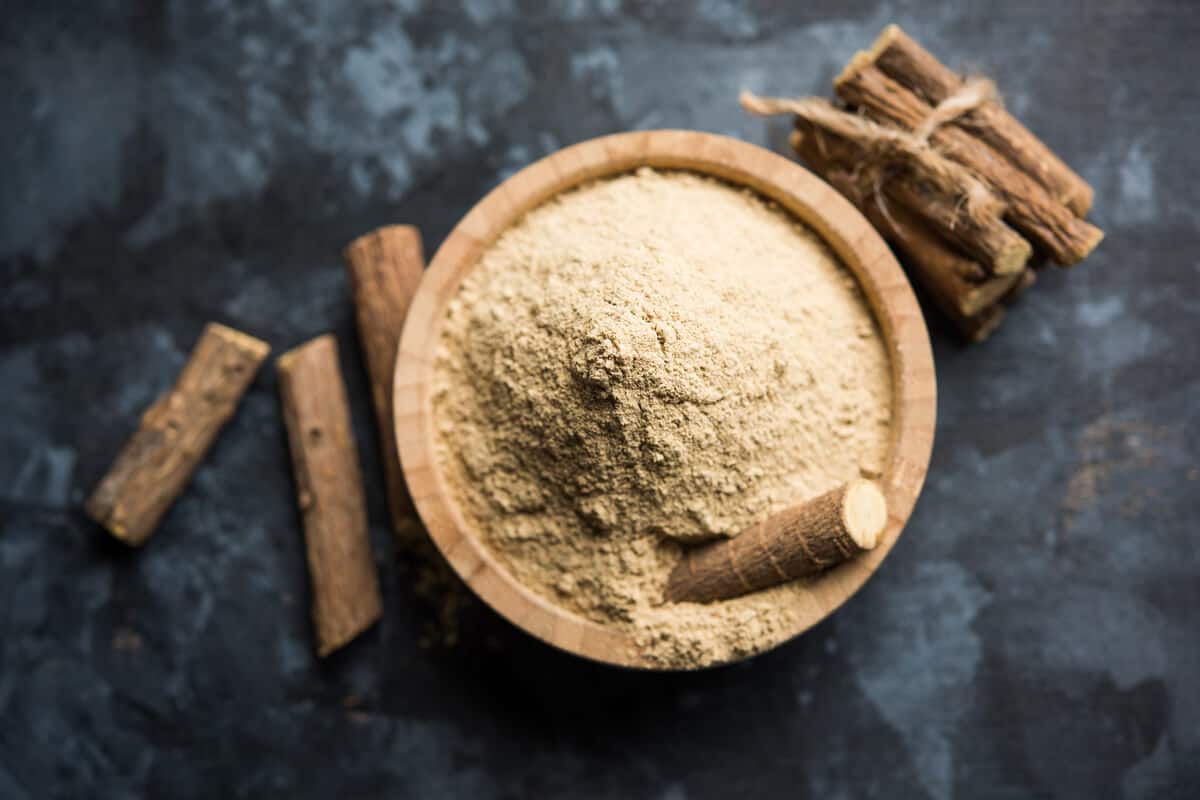 Immune health supplements ground licorice root