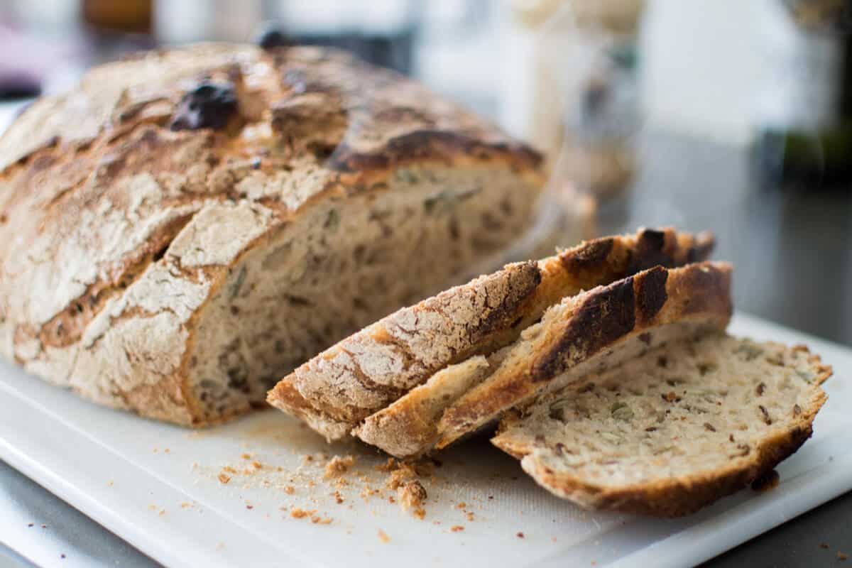 loaf of bread containing macronutrients and micronutrients