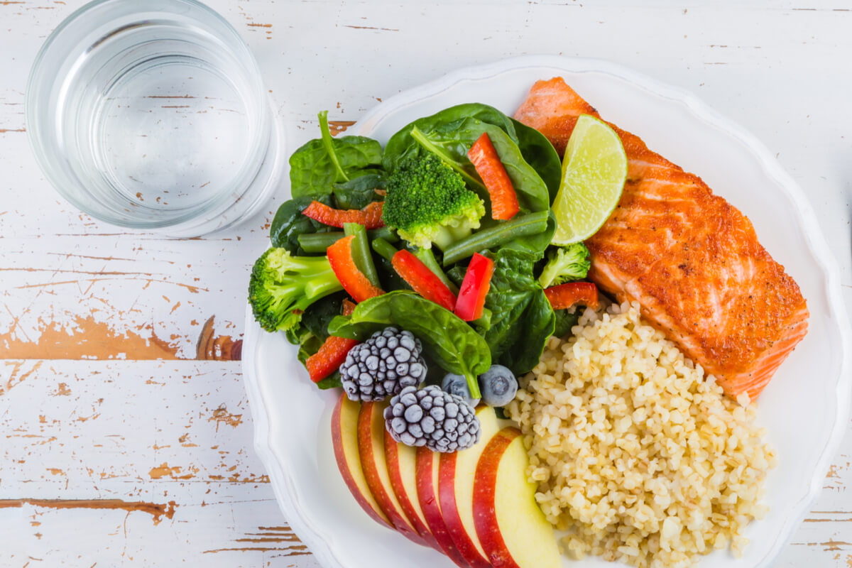 what is the standard american diet plate full of fruits and vegetables