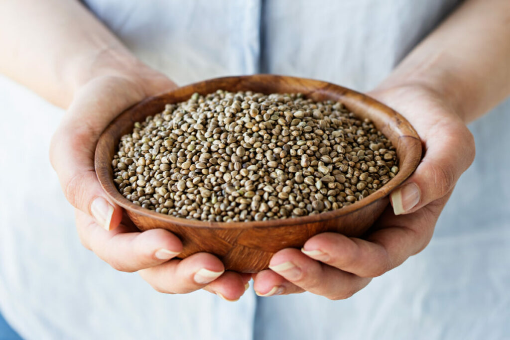 bowl of seeds