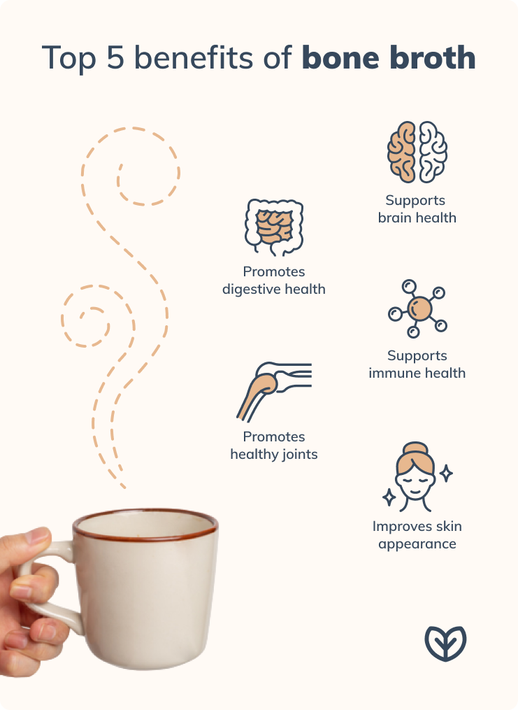 top 5 bone broth benefits