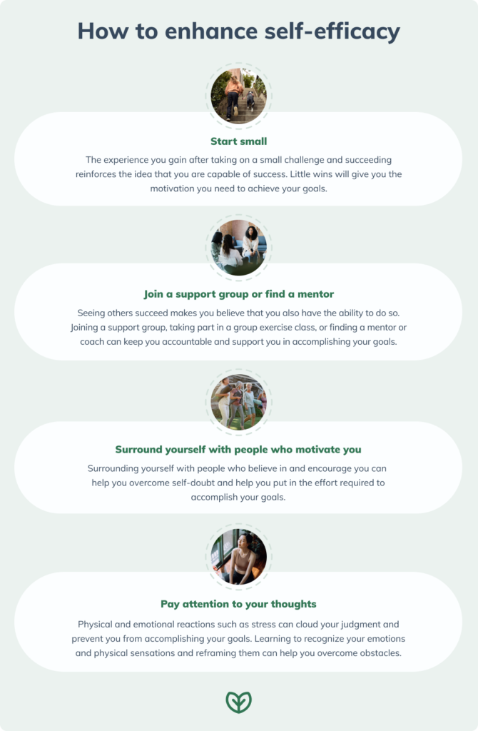 tips to enhance self-efficacy