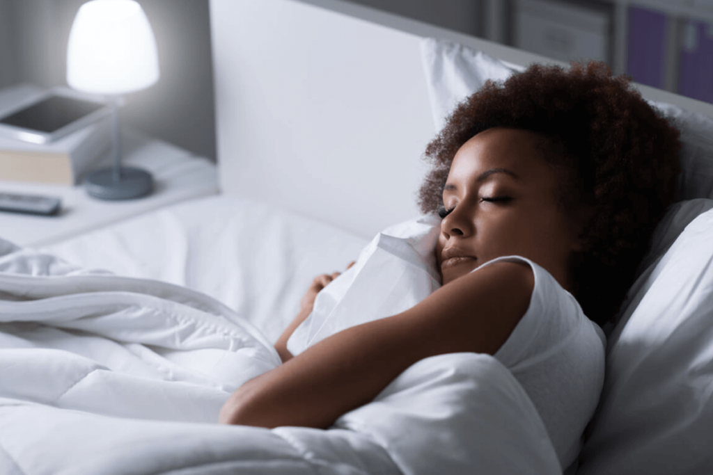 woman sleeping