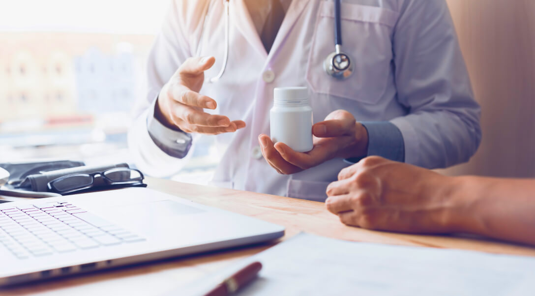 Practitioner is dispensing quality products to patient