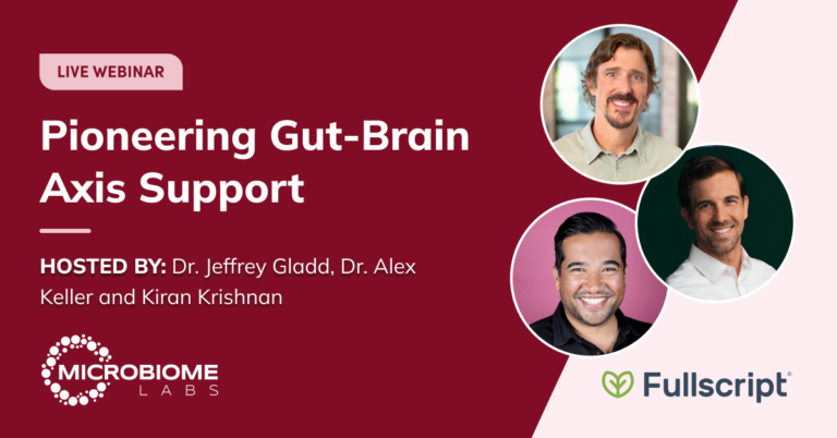 pioneering gut-brain axis support with microbiome labs & fullscript blog post