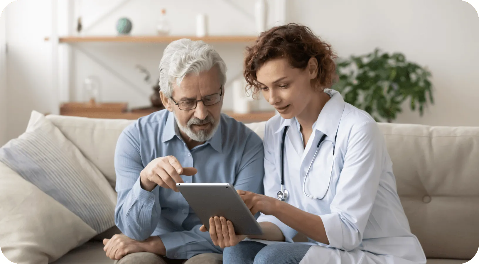 practitioner discussing treatment plan with patient