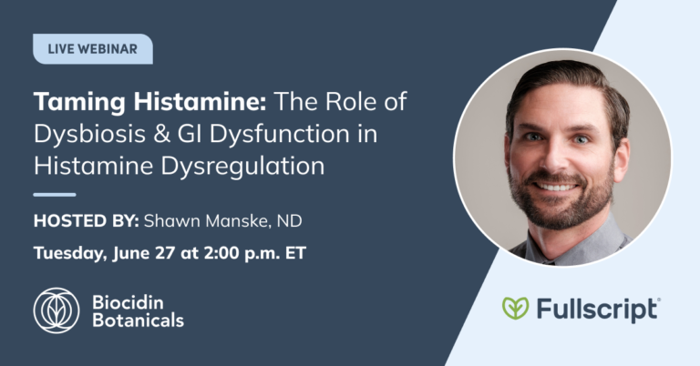 taming histamine: the role of dysbiosis & gi dysfunction in histamine dysregulation blog post