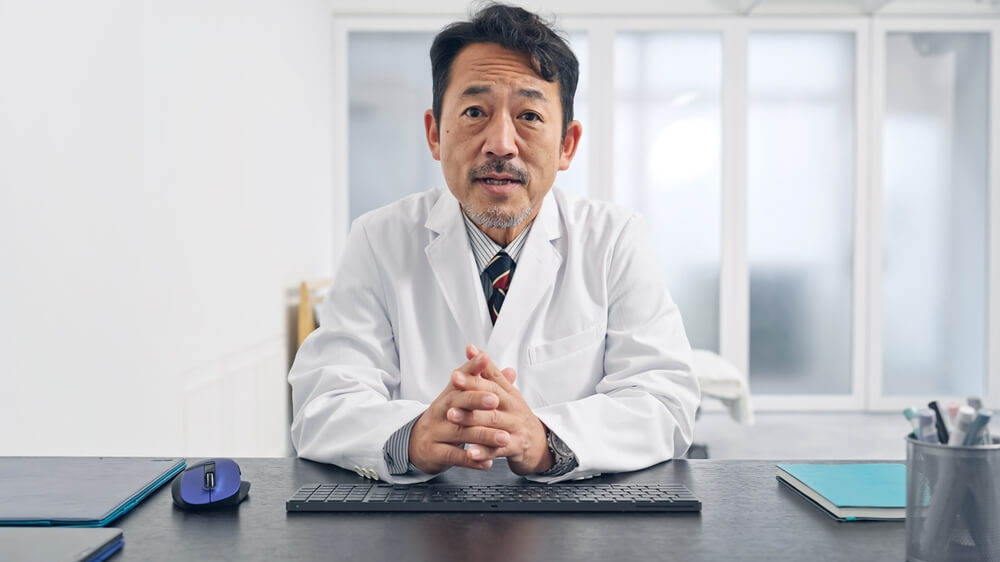 practitioner recording
a video for YouTube