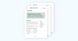 can a nurse practitioner prescribe supplements