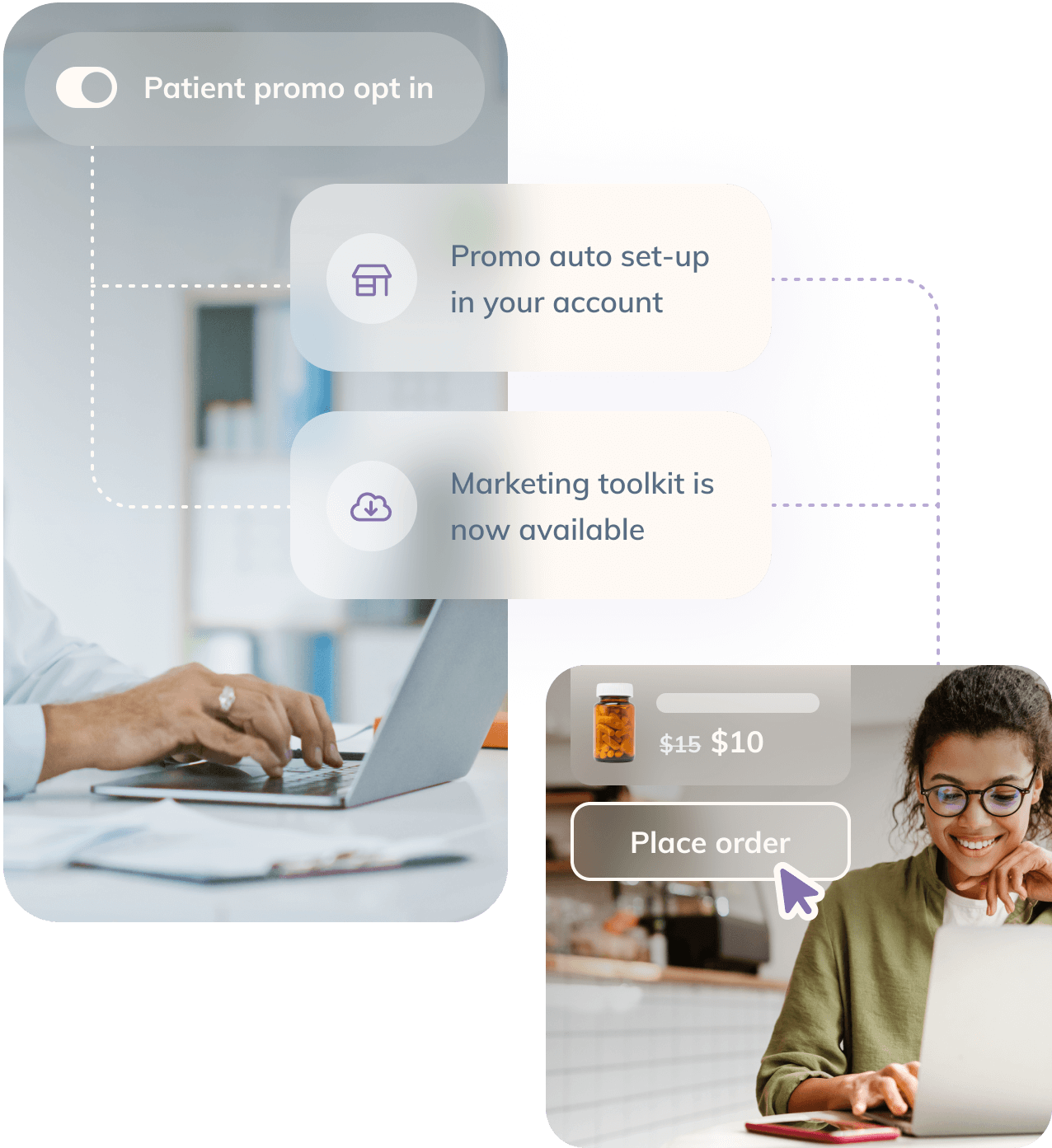 Patient promotions alert in Fullscript