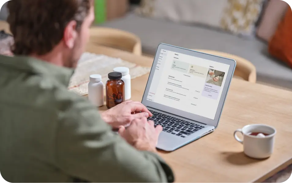 Practitioner using Fullscript